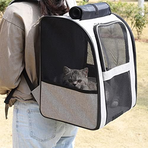 Gfdfd ruksak za kućne ljubimce prozračna torba za disipaciju topline za mačke za nošenje prozračnih kućnih ljubimaca Oxford pas