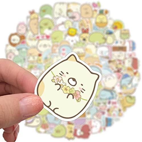 Slatke naljepnice iz crtića Kawaii Sumikkogurashi Decal Sumikko naljepnice pakovanje 100 kom-pogodno za laptop putnu futrolu Notebook