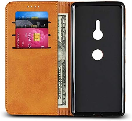 Futrola za telefon Flip Wallet kožna torbica za Sony Xperia XZ3, Premium veganska kožna torbica [Shockproof TPU Inner Shell] tanka