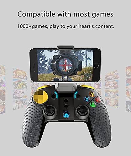 Zlatni vojnik mobilni bežični kontroler za igre, Bluetooth kontroler za mobilni Android / iPhone/ iPad, Windows računar, kontroler za igre