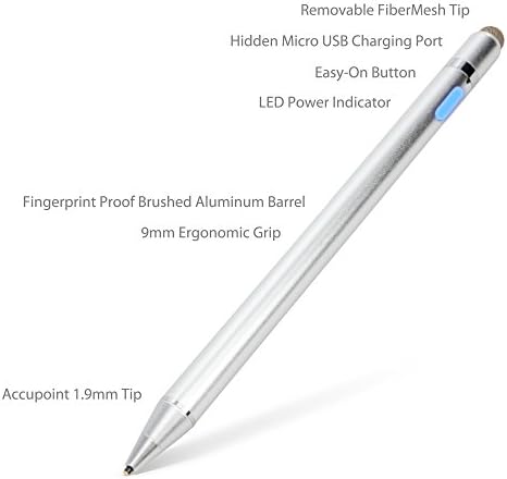Boxwave Stylus olovka Kompatibilan je s Janam XM75 - AccuPoint Active Stylus, Elektronski stylus sa ultra finim vrhom za Janam XM75