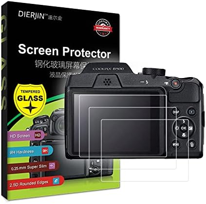 3-pakovanje kaljenog stakla LCD zaslona kompatibilan sa Nikon Coolpix B500, Canon EOS 600D Rebel T3i / EOS M M2 digitalni fotoaparat