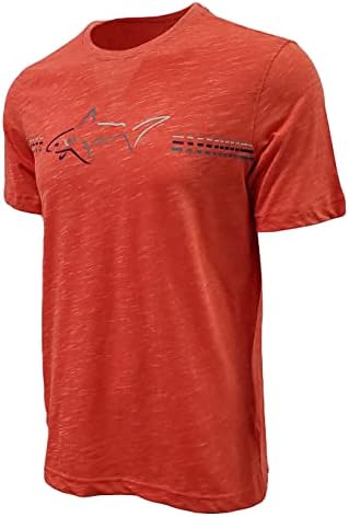 Greg Norman Muška meka na dodir velika Shark Logo Crewneck T-Shirt