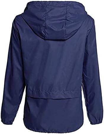 Elegantna jakna s dugim rukavima za žene College sa džepovima Fit Jackets Hood Comfort Solid Jacket Dame