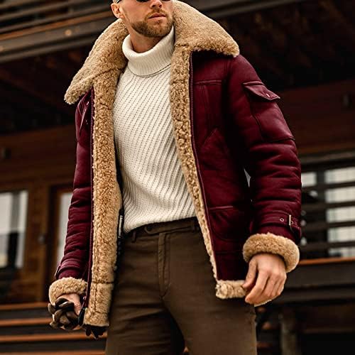 Valseel Jakne za mencasual Solid Clantdown zimski zbirni patentni patchwork jakne kapute obložene rever kargo jakne