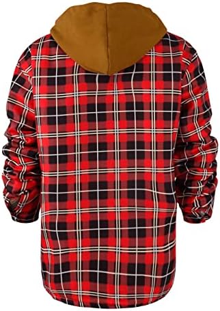 Ymosrh dukseve za muškarce prekrivene obložene gumb dolje ploče majica dodajte baršuna da biste zadržali toplu jaknu sa jakne od kapuljača