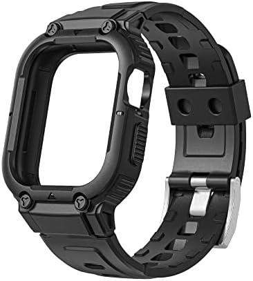 SDUTIO Case za Apple Watch Ultra 49mm 45mm 44mm 41mm silikonski opseg za IWATCH Serie 8 7 6 ultra zaštitna poklopac sportske narukvice