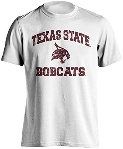 Texas Državni univerzitet Bobcats Retro uznemiren vintage majica kratkih rukava