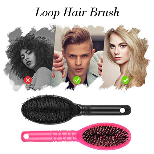 2 komada Loop Wig Brush četka za proširenje kose Hair Pieces Toupees Weaves četka za četkanje Styling raspetljavanje prirodni i sintetički