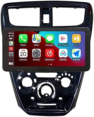 WOSTOKE 10.33 QLED / IPS 1600x720 dodirni ekran CarPlay & amp; Android Auto Android Autoradio auto navigacija Stereo multimedijski uređaj GPS Radio DSP Forperodua axia 2019-2021 uv Crna