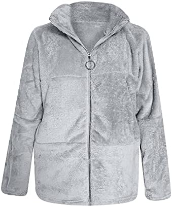 Shusuen zimska odjeća za žene, topli kaputi sa patentnim zatvaračem povremeni flis Sherpa jakne čvrsta gornja odjeća