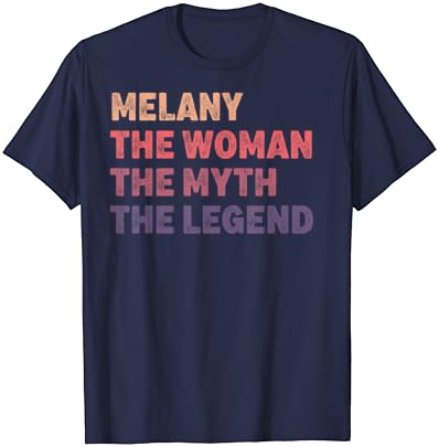 Melany Žena Mit Legenda, Gag Personalizovano Ime Rođendan T-Shirt
