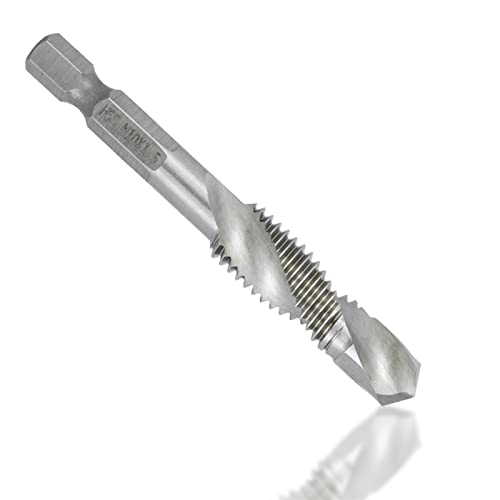 Hex Shank Metric Tap Kombinovana slavina i bušenje spiralne navojem za navoj navojni vijak dodirnite Alat za navoj m3 m5 m6 m8 m10 m12 1pcs