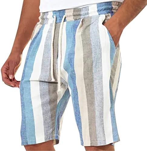 Miashui kratke hlače za muškarce Atletski džepovi Mens Casus Ležerne prilike Lagane kratke hlače sa kratkim plažama elastične struke