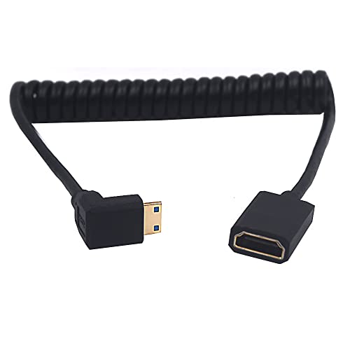 Kework 4ft HDMI 8K Extender kabel za namotani kut mini HDMI 8K muški do HDMI 8K ženski proširenje adapterski kabel, mini HDMI 2.1