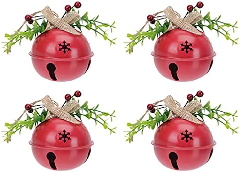Valiclud 4pcs božićni viseći zvona stablo zvona Privjesak Scena zvona viseći dekor crveni dekor