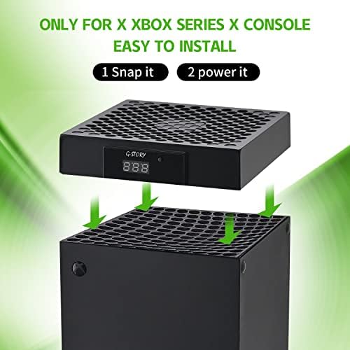 Xbox serija x hlađenje ventilarni štand hladnjak Automatska temperatura podesiva ventilatori