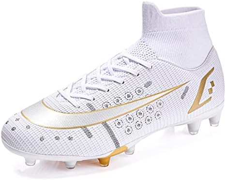 YSGDB muške visoke gornje nogometne cipele Fudbalske čizme Cleats Spike Cipele Indoor Turf Soccer Boots.