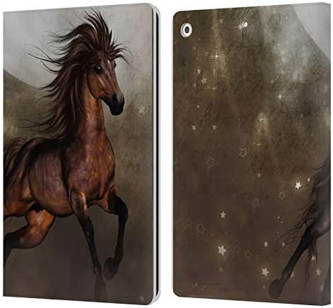 Dizajni za glavu Službeno licencirani Simone Gatterwe Wild Herd Horses Kožna knjiga Novčanik Kućište Kompatibilno sa Apple iPad 10.2