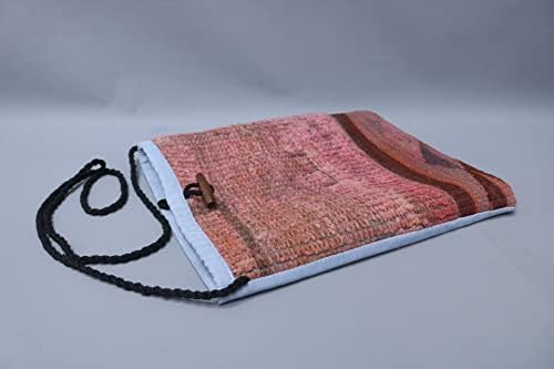 SARIKAYA jastuk tradicionalna torba, šik torba, ženska Ležerna Kilim torba, ručno rađena torba za prostirke, 12x14, Najbolji poklon