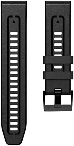 22mm 26mm Quickfit Watch bend Kompatibilan je za Garmin Tactix 7 Pro / Epix 2 / Fenix ​​7 / 7x / 6 / 6x / 5 kožnih silikonskih remena