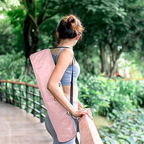 Slatka roze djevojka Yoga Mat torbe full-Zip Yoga torba za nošenje za žene i muškarce, Vježba Yoga Mat nosač sa podesivim remenom