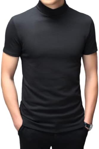 Muške modne majice sa majicama sa dugim rukavima pulover džemper Osnovni dizajnirani potkošulja Slim Fit Top