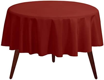 Gee Di Moda Stolcloth - 70 inčni okrugli stolnjak za kružni poklopac stola u ružičastim poliesterom za pranje - odličan za stol za buffet, zabave, za odmor i još mnogo toga