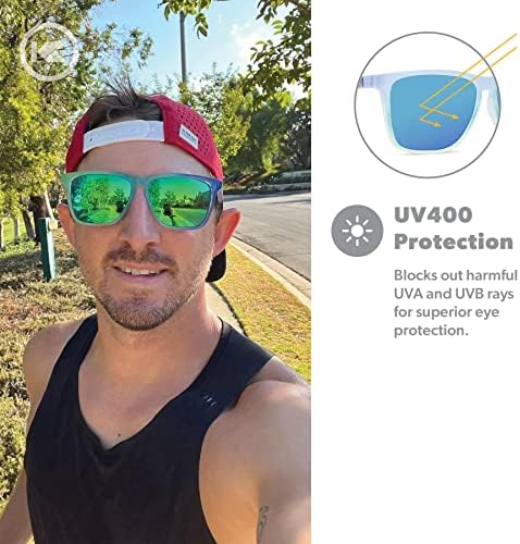 Knockaround brze trake polarizirane naočare za sunce za muškarce & amp; žene - sočiva otporna na udarce & amp; puna UV400 zaštita…