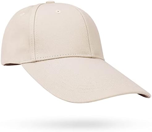 4.3 LONGO CAP za muškarce za muškarce, podesiva duga bejzbol kapa za vanjski, ekstra dugi vizir ribolov šešir pamuk dugačak rudni