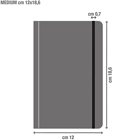 KAOS Dnevni dnevnik 2023 - 12 mjeseci sa planerom - srednje 12 x 18,5 cm - za dom, ured, škola, univerzitet - tvrdi poklopac, ravna