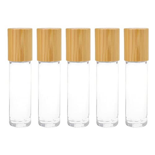 Hao Sheng Yi Esencijalne ulje boce 10ml Clear Glass Roller boce 5pcs ulje valjkaste boce prazna repunalna boca za valjak za bočice