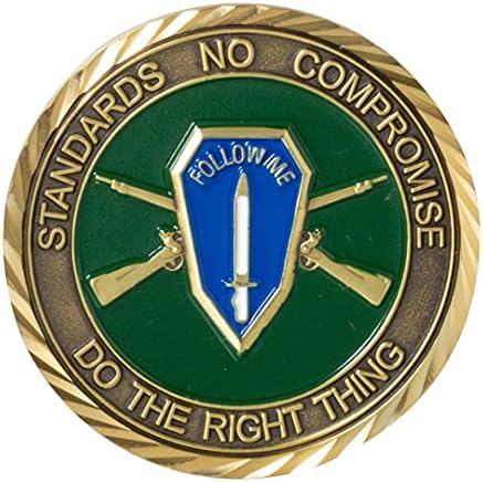Vojska Sjedinjenih Država Država Fort Benning GA OSC oficir Candidate Candide ComsApland Challenge Coin