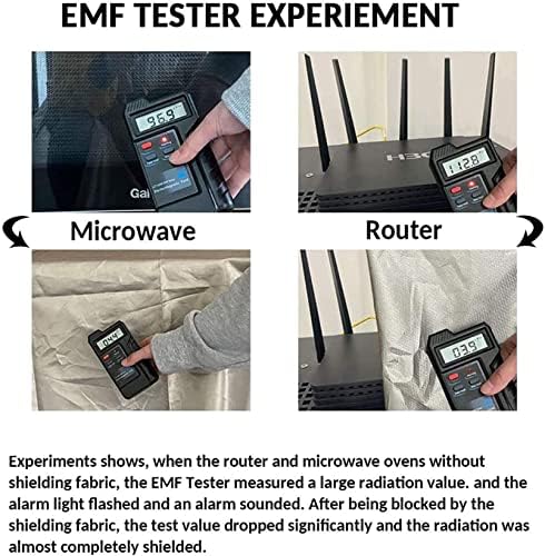 Kfjzgzz Faraday Anti zračenje EMF materijal za blokiranje signala EMI, RF, RFID provodljiva zaštitna krpa 10khz-30Hz za novčanicu