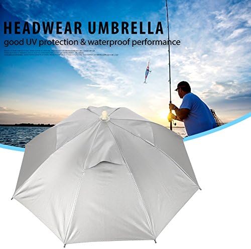 Dewin sklopivi kišobran, lagani ručni krovni krov vodootporni elastični šejn za glavu za golf kamping ribolov plaža