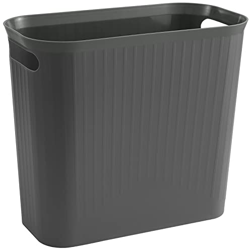 rejomiik mala kanta za smeće, kanta za smeće od 3,5 galona tanka korpa za otpatke plastična kanta za smeće sa ručkama za kupatilo,