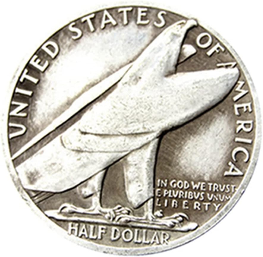 U.S. Polu dolara Komemorativni novčić 1936 Strani reprodukcijski srebrni izvor