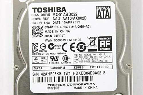 Dell 1rrjt MQ01ABD032 2.5 SATA 320GB 5400 Toshiba Laptop Hard disk Latitude E6420