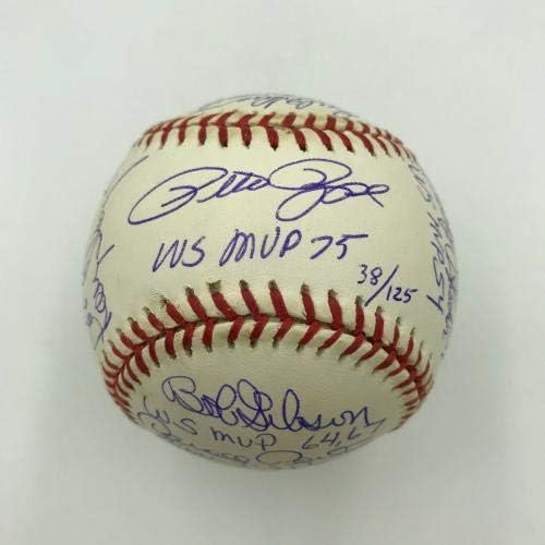 Rere Svjetska serija MVP multi potpisana bejzbol 16 Sigs sa Steiner COA - autogramirani bejzbol