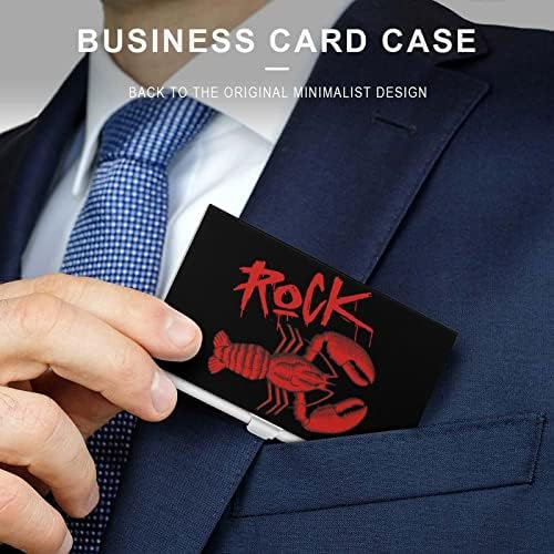Rock Red Lobster Funny Business ID Ime kartica držači slučaj zaštitne kutije Organizator preklop za muškarce žene
