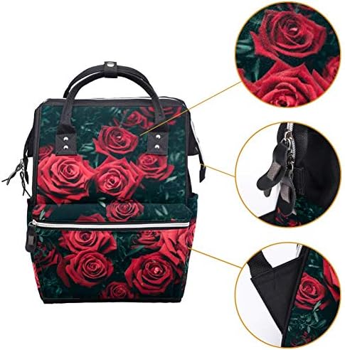 Crvene ruže ruže ruksak ruksak za boce vode torba za promjenu torbi