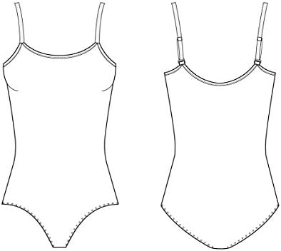 Bloch Dance Ženska Yashina Podesivi kamizola Leotard