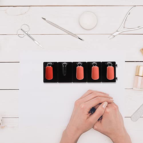HEALLILY 4pcs nosači za Nail Art Nail stalci kozmetički salon alati za umjetnost noktiju