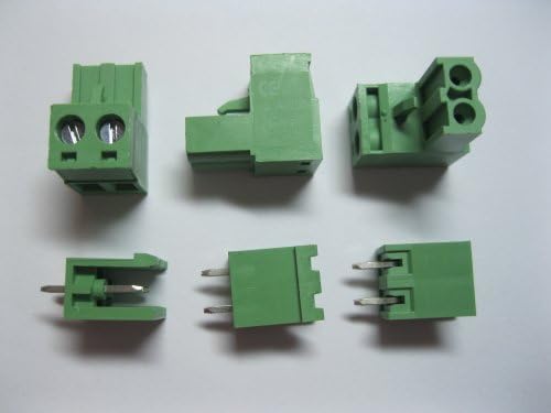 50 kom korak 5.08 mm 2way/pinski konektor za vijčani terminalni blok W / ravno-pinski zelena boja priključni tip Skywalking
