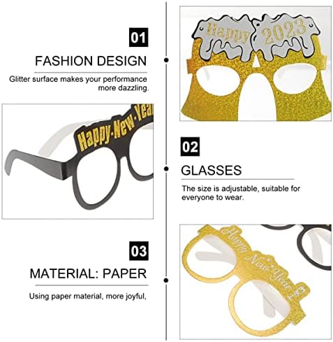 6kom Broj Party godina naočare za sunce favorizuju Funny za papir naočare potrepštine kostim Foto proslava eye Booth okviri naočare:
