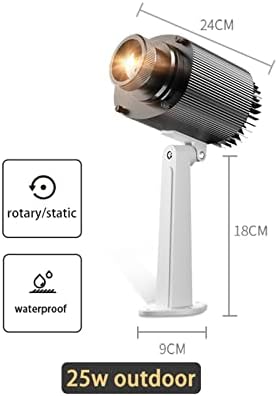 LED logotip LED HD vanjski IP67 Vodootporni projektor slike Prilagođeni rotacijski ili statički reklamni logotip projektor za hotelske