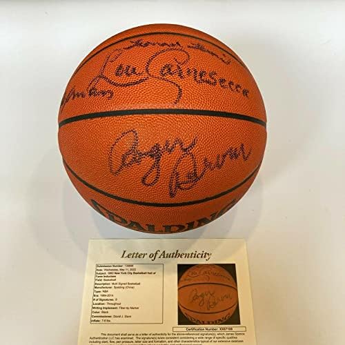 ROGER BROWN ABA LEGEND HOLLACIJA KLASA FAME 1993. Potpisana košarka JSA COA - autogramirane košarkama