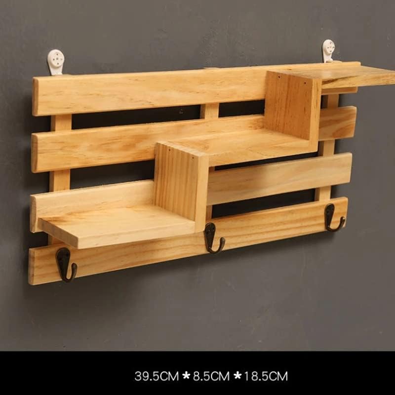 BKDFD drvena zidna polica za uređenje doma zidna kuka ključ za odlaganje desktop zanatska dekoracija kutija za odlaganje zidni stalak