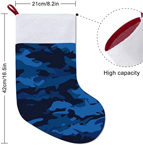 Vojni morski pas Božićne čarape Božićne čarape torbica Porodični Xmas Dekor