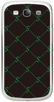 Drugi kožni monogram Black X Green Design by ROTM / za Galaxy S III SC-06D / DOCOMO DSCGS3-PCCL-202-Y348